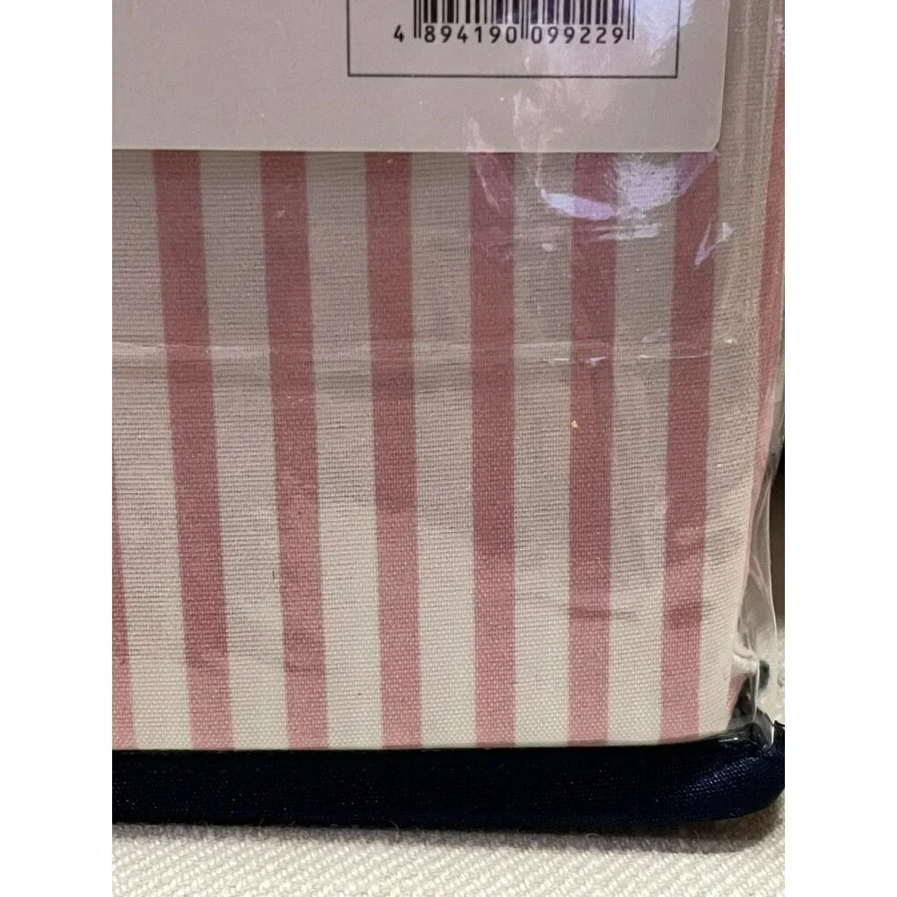 Cannon Classic Set of 2 Pillow Cases NEW Pink White Striped
